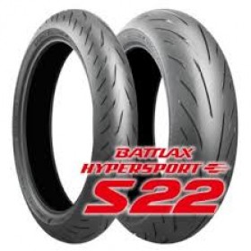 BRIDGESTONE BATLAX S22 120-70-17 & 180-55-17